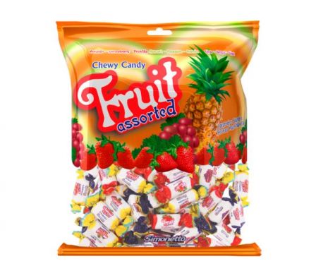 CARAMELO MASTICABLE FRUTAS SIMONETTO 60U 180GR(45)