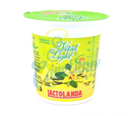 YOGUR VITAL LIGHT VAINILLA POTE LACTOLANDA 140GR.