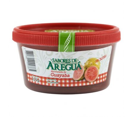 MERMELADA SABORES DE AREGUA GUAYABA POTE250GR.(12)