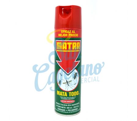 INSECTICIDA MATATODO VERDE MATRA 300ML.(12)