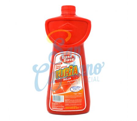 CERA LIQUIDA P/PISOS ROJA FURIA BASE BASE 750ML(6)