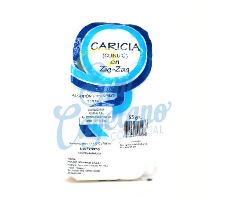 ALGODON ZIG-ZAG CARICIA 65GR  (10)