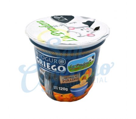 YOGUR GRIEGO C/FRUT DURAZNO LA PRADERA POTE100GR
