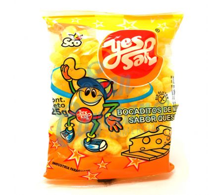 BOCADITOS SABOR QUESO YES YES 25GR  (24)