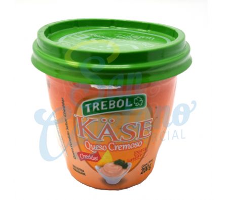 QUESO UNTABLE SABOR CHEDDAR TREBOL 200GR