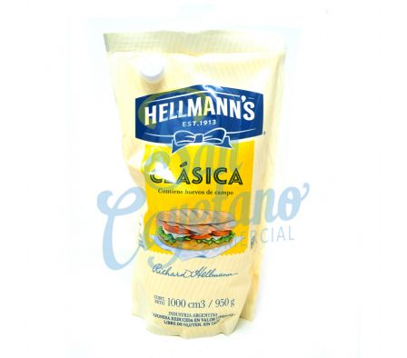 MAYONESA CLASICA HELLMANNS DOYPACK 950GR(8)
