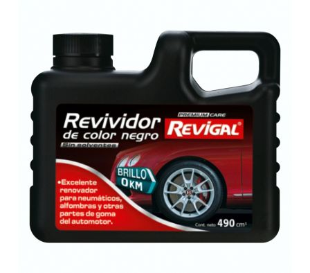 REVIVIDOR COLOR NEGRO REVIGAL 490ML (24)