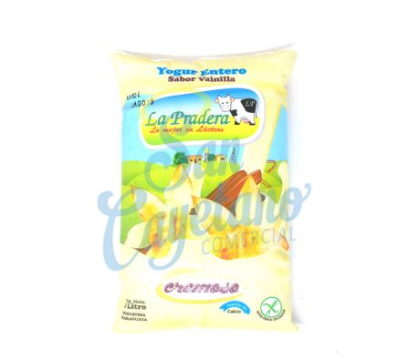 YOGUR ENTERO VAINILLA SACHET LA PRADERA 1LT