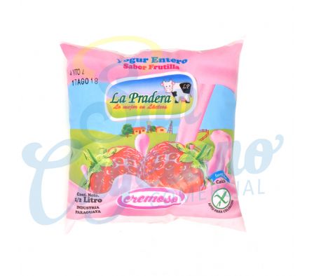 YOGUR FRUTILLA SACHET LA PRADERA 500GR