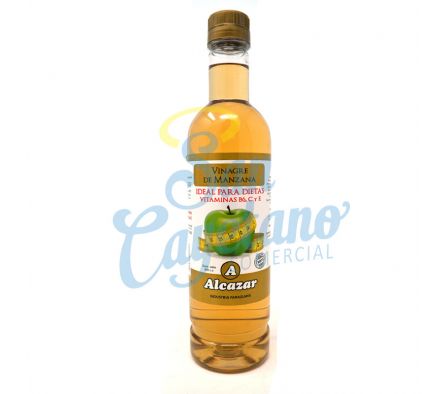 VINAGRE DE MANZANA LIGHT ALCAZAR X 500 CC (12)