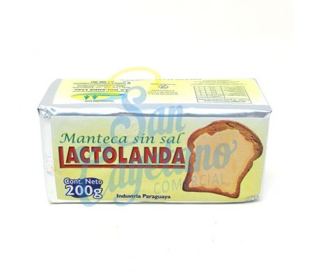 MANTECA S/SAL LACTOLANDA 200GR