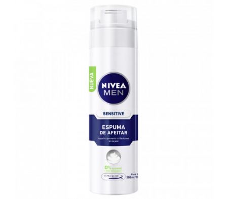 ESPUMA DE AFEITAR MEN SENTIVE NIVEA 200ML  (12)