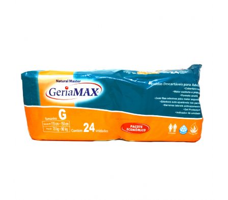 PAÑAL DESECHEABLE P/ADULTO T.FA G GERIAMAX 20U(6)