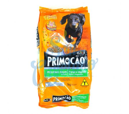 ALIMENTO PRE.RAZA PEQ POLLO VEGETAL PRIMOCAO 1KG