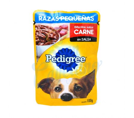 ALIMENTO CARNE EN SALSA RAZA PEQ PEDIGREE 100GR
