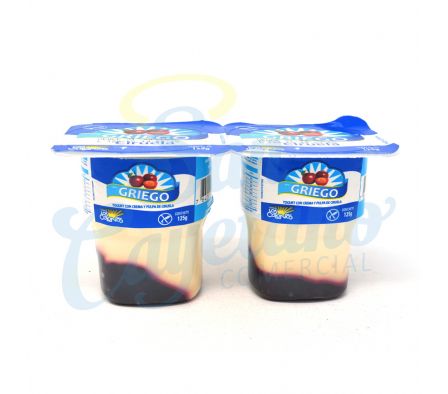 YOGUR C/CREMA GRIEGO CIRUELA LOS COLONOS 125GR