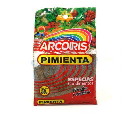 PIMIENTA MOLIDA  ARCOIRIS DP 50GR (10)