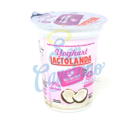 YOGUR SIN LACTOSA COCO POTE LACTOLANDA 180GR