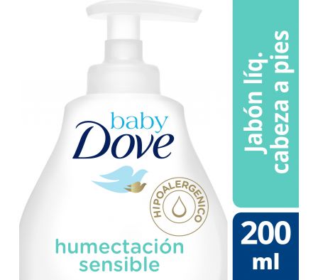 JABON LIQUIDO BABY SENS.DOVE 200ML(12)