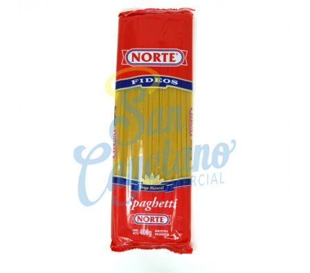 FIDEO SPAGHETTI LARGO NORTE 400GR (12)
