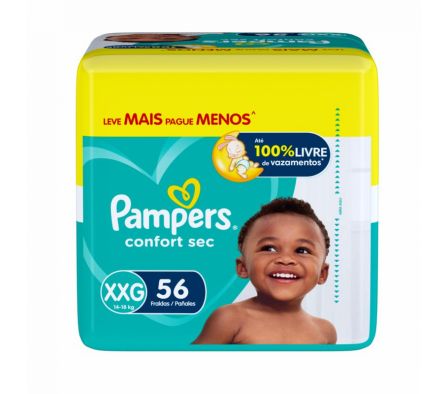 PAÑAL DESECHABLE CONFOR SEC XXG PAMPERS 56U(2)