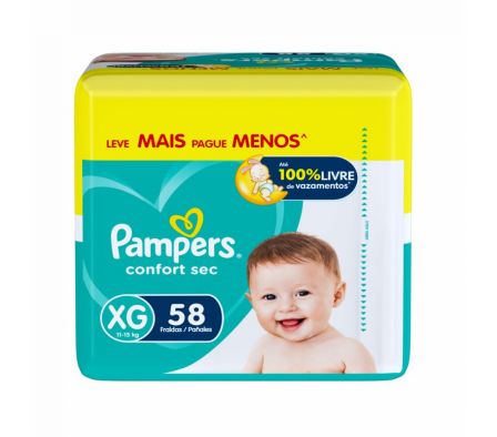 PAÑAL DESECHABLE CONFORT SEC XG PAMPERS 58UND(2)