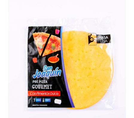 PRE PIZZA SABORIZADA C/ PIMENTON DULCE SAN JOAQUIN