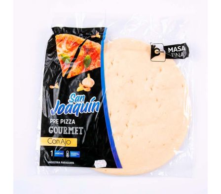 PRE PIZZA SABORIZADA C/ AJO SAN JOAQUIN X UND