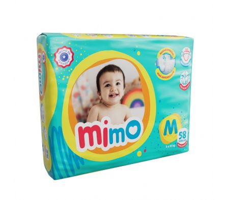 PAÑAL MEGA PACK MEDIANO MIMO 58UNID(4)