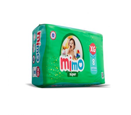 PAÑAL MEDIO EXTRA GRANDE MINIPACK MIMO 8UND (18)