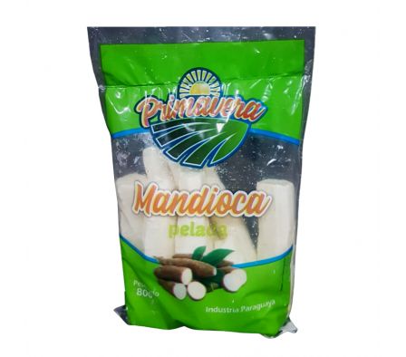 MANDIOCA PELADA CONGELADA EMPAQ.PRIMAVERA 800GR