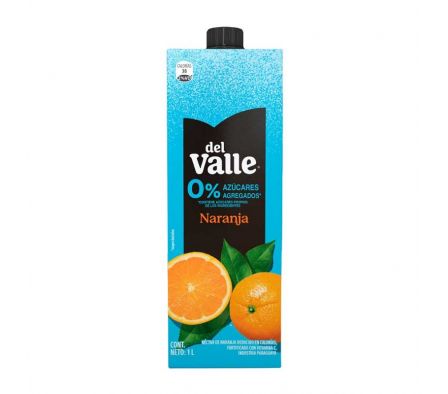 JUGO DE NECTAR DE NARANJA 0%AZUCAR DEL VALLE 1L(6)