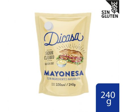 MAYONESA CLASICA DOY PACK DICASA 240GR (20)