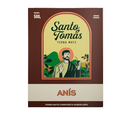 YERBA MATE ANIS SANTO TOMAS 500GR