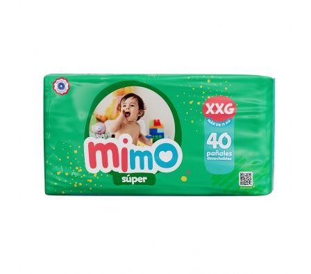 PAÑAL SUPER XXG MEGAPACK MIMO 40UNIDADES