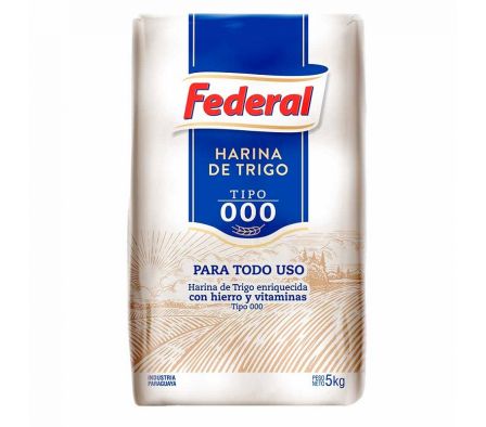 HARINA DE TRIGO 000 FEDERAL 5KG 