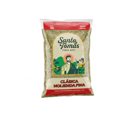 YERBA MATE CLASICA MOLIENDA FINA SANTO TOMAS 500GR