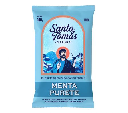 YERBA MATE MENTA PURETE SANTO TOMAS 100GR