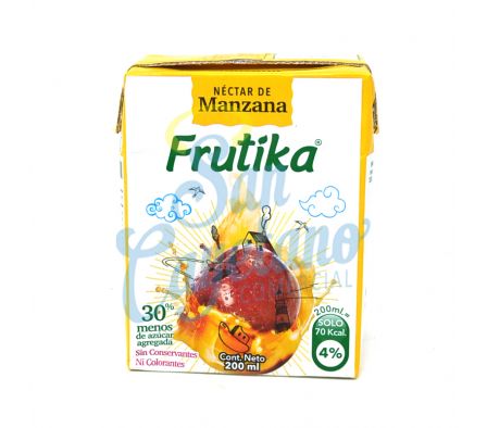 JUGO NECTAR DE MANZANA FRUTIKA 200ML (12)
