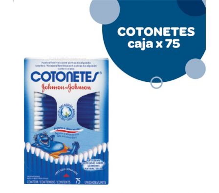 COTONETES FLEXIB JOHNSON & JOHNSON CAJA 75U (60)