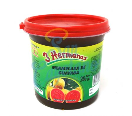 MERMELADA DE GUAYABA 3 HERMANAS 500GR.(12)