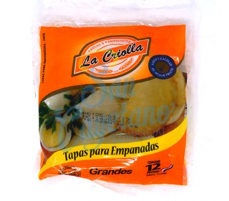 DISCO P/ EMPANADA LA CRIOLLA GRANDE X 12UND