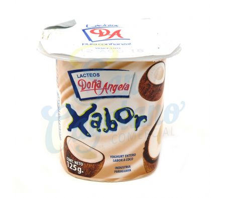 YOGUR XABOR COCO POTE DOÑA ANGELA 125GR