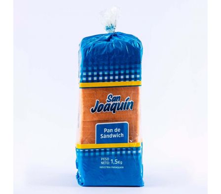 PAN PARA SANDWICH BLANCO SAN JOAQUIN X 1,5 KG