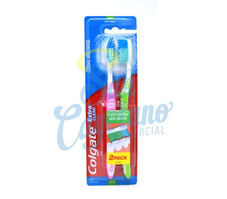 CEPILLO EXTRA CLEAN MEDIO COLGATE 2X1 (12)
