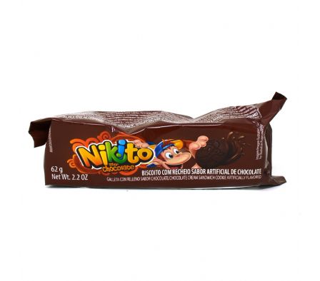 GALLETITA RELLENA CHOCO/MORANGO NIKITO 120GR (36)