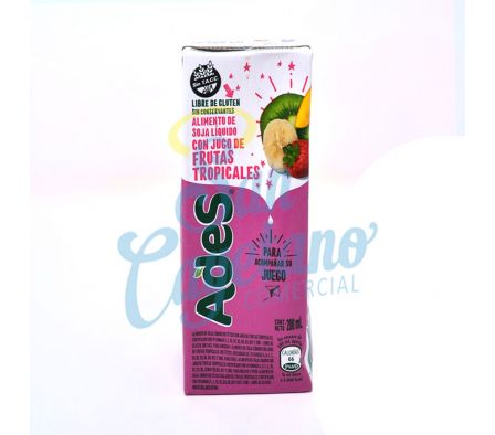 JUGO DE SOJA FRUTAS TROPICALES ADES 200ML (6)