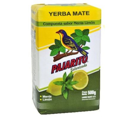 YERBA MATE MENTA-LIMON PAJARITO 500GR (10)