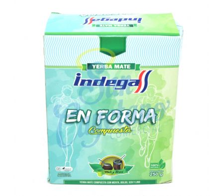 YERBA MATE EN FORMA INDEGA CARTON X 500 GRS (10)
