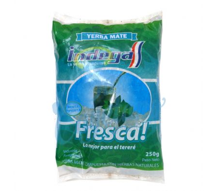 YERBA MATE FRESCA INDEGA CAJA 250GR(12)